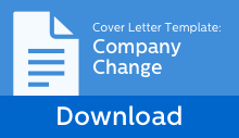 Company Change Cover Letter Template